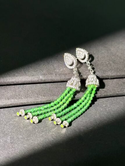 myglowjewels Natural Jadeite Pendant Necklace,S925 Silver Pendant,Healing Jewelry,Women’s Pendant Necklaces, Fashion Jewelry